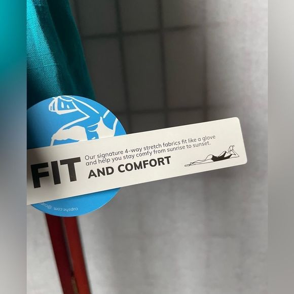 Cupshe NWT Turquoise V-Neck Dress w/ Open Back & Lace Up Ties on Sides (Small) - Picture 15 of 16